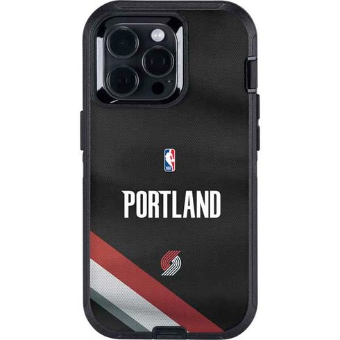 NBA Portland Trail Blazers Jersey Otterbox Defender iPhone Skin