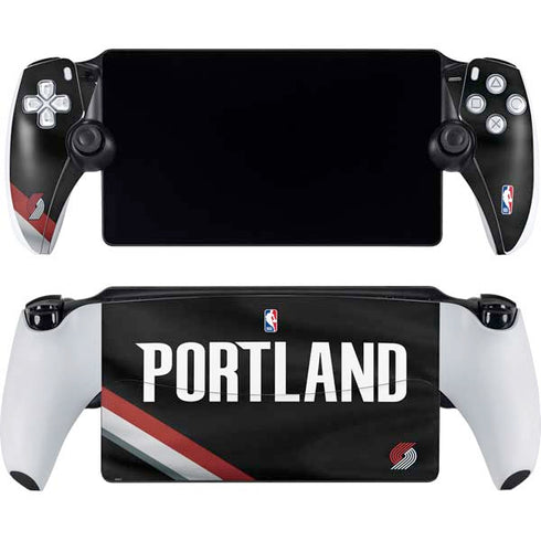 NBA Portland Trail Blazers Jersey PlayStation Portal Remote Player Skin