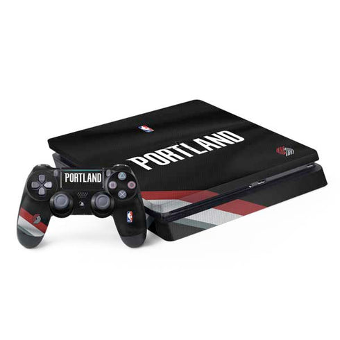 NBA Portland Trail Blazers Jersey PS4 Slim Bundle Skin