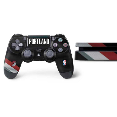 NBA Portland Trail Blazers Jersey PS4 Slim Bundle Skin