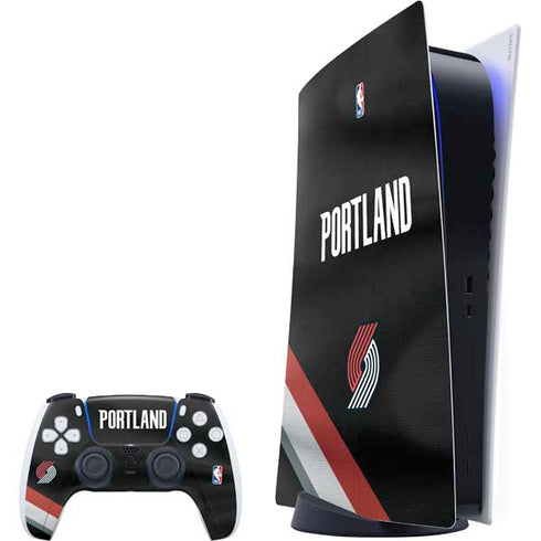 NBA Portland Trail Blazers Jersey PS5 Bundle Skin