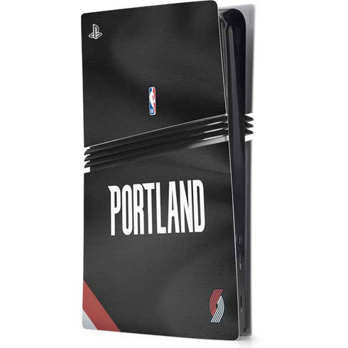 NBA Portland Trail Blazers Jersey PS5 Pro Console Skin