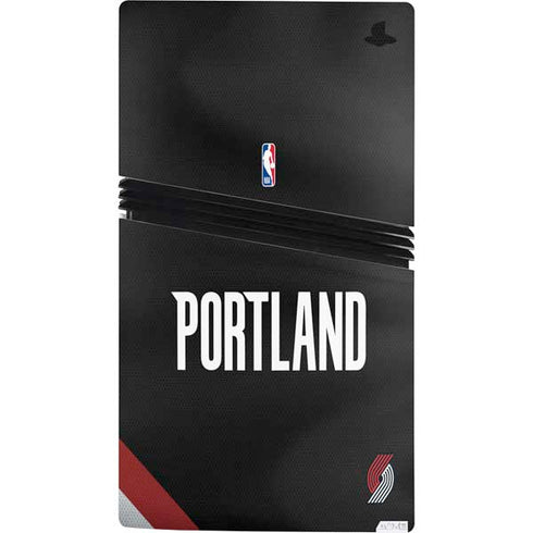 NBA Portland Trail Blazers Jersey PS5 Pro Console Skin