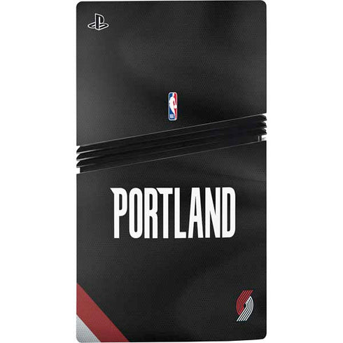 NBA Portland Trail Blazers Jersey PS5 Pro Disk Console Skin