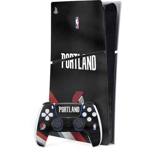 NBA Portland Trail Blazers Jersey PS5 Slim Digital Edition Bundle Skin