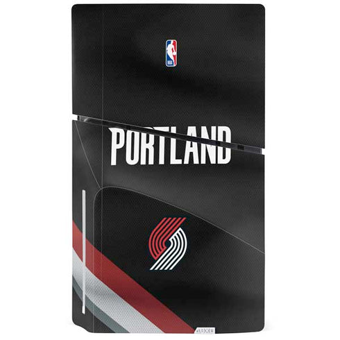NBA Portland Trail Blazers Jersey PS5 Slim Disk Console Skin