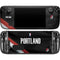 NBA Portland Trail Blazers Jersey Steam Deck Handheld Gaming Computer OLED Skin