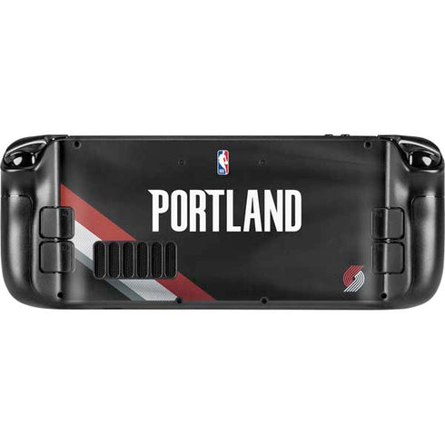 NBA Portland Trail Blazers Jersey Steam Deck Handheld Gaming Computer OLED Skin