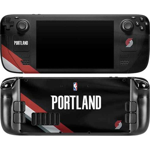 NBA Portland Trail Blazers Jersey Steam Deck Handheld Gaming Computer Skin