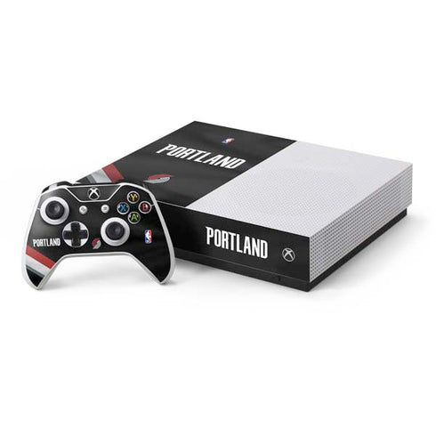 NBA Portland Trail Blazers Jersey Xbox One S All-Digital Edition Bundle Skin