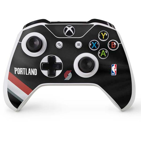 NBA Portland Trail Blazers Jersey Xbox One S Console and Controller Bundle Skin