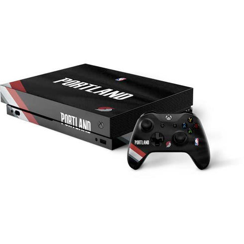 NBA Portland Trail Blazers Jersey Xbox One X Bundle Skin