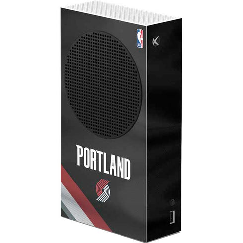 NBA Portland Trail Blazers Jersey Xbox Series S Console Skin