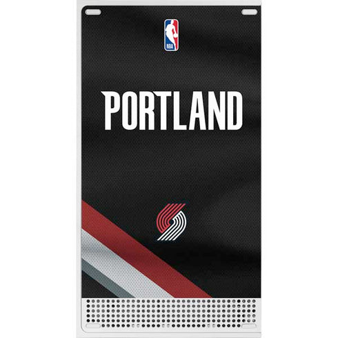 NBA Portland Trail Blazers Jersey Xbox Series S Console Skin