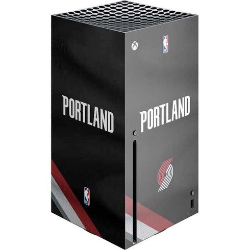 NBA Portland Trail Blazers Jersey Xbox Series X Console Skin