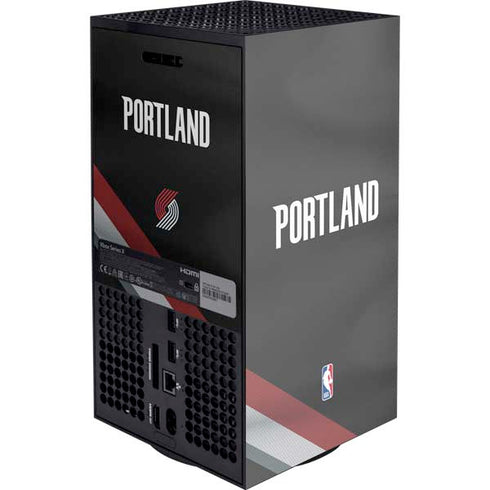 NBA Portland Trail Blazers Jersey Xbox Series X Console Skin