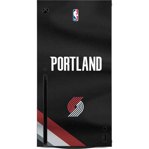 NBA Portland Trail Blazers Jersey Xbox Series X Console Skin