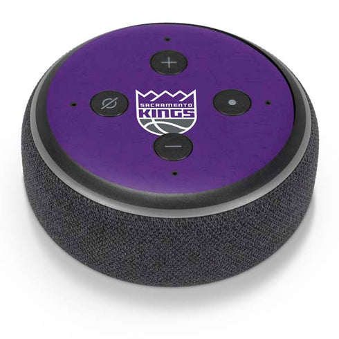 NBA Sacramento Kings Distressed Amazon Echo Dot Skin