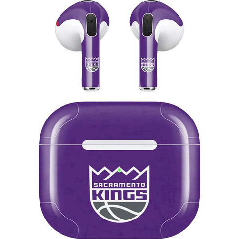 NBA Sacramento Kings Distressed Apple AirPods (3rd Gen 2021) Skin