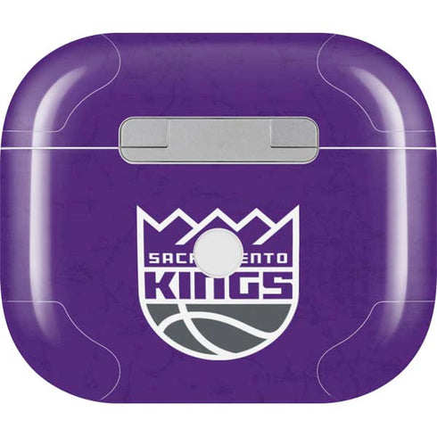 NBA Sacramento Kings Distressed Apple AirPods (3rd Gen 2021) Skin