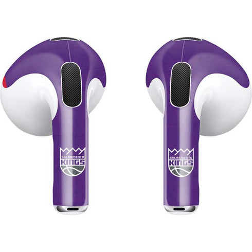 NBA Sacramento Kings Distressed Apple AirPods (3rd Gen 2021) Skin