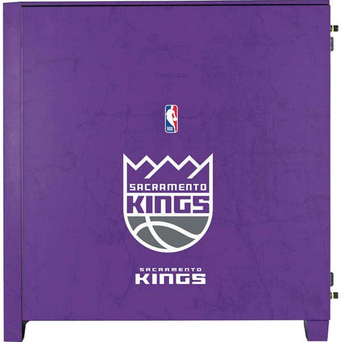 NBA Sacramento Kings Distressed Corsair 4000D Tempered Glass Mid-Tower ATX Case Skin