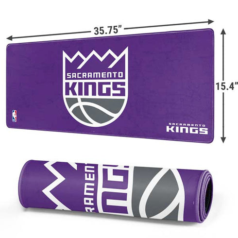 NBA Sacramento Kings Distressed Gaming Mouse Pad