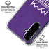 NBA Sacramento Kings Distressed Galaxy A36 5G Clear Case