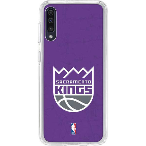 NBA Sacramento Kings Distressed Galaxy A50 Clear Case