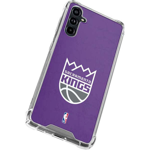 NBA Sacramento Kings Distressed Galaxy A54 5G Clear Case