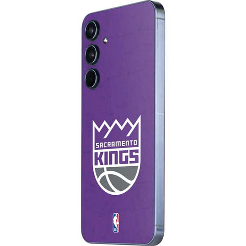 NBA Sacramento Kings Distressed Galaxy A55 5G Skin