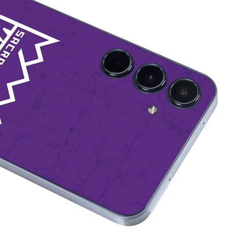 NBA Sacramento Kings Distressed Galaxy A55 5G Skin