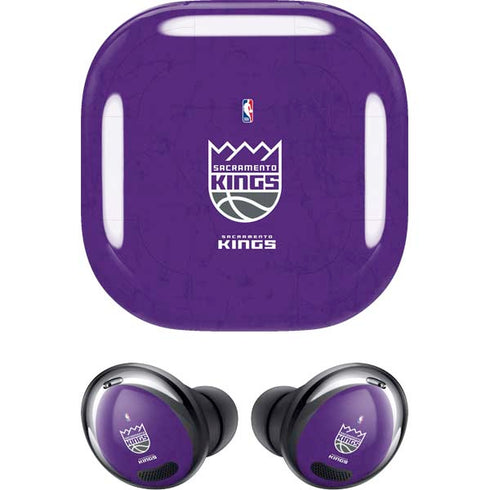 NBA Sacramento Kings Distressed Galaxy Buds Pro Skin