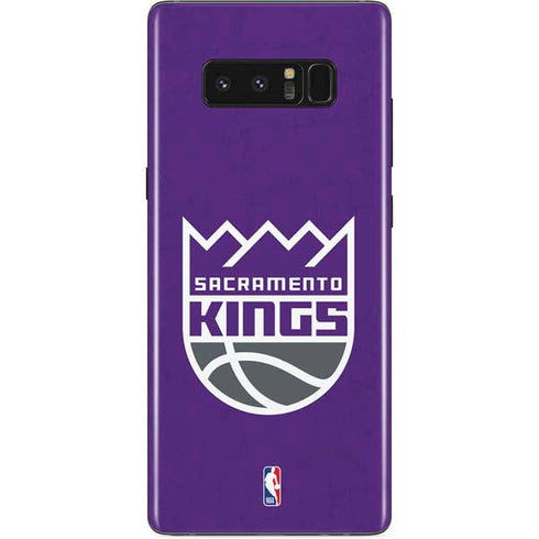 NBA Sacramento Kings Distressed Galaxy Note 8 Skin