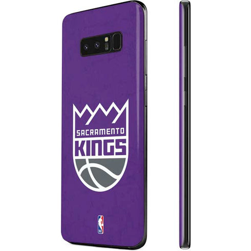 NBA Sacramento Kings Distressed Galaxy Note 8 Skin
