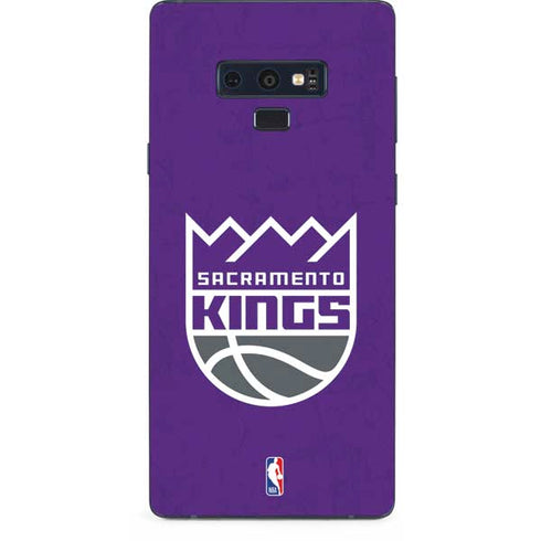 NBA Sacramento Kings Distressed Galaxy Note 9 Skin