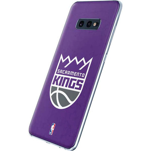 NBA Sacramento Kings Distressed Galaxy S10e Skin