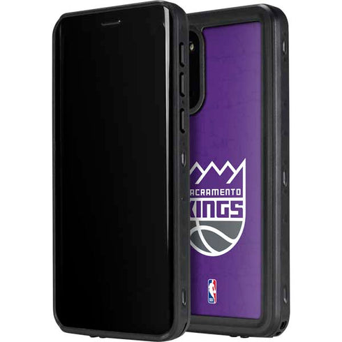 NBA Sacramento Kings Distressed Galaxy S20 Plus Waterproof Case