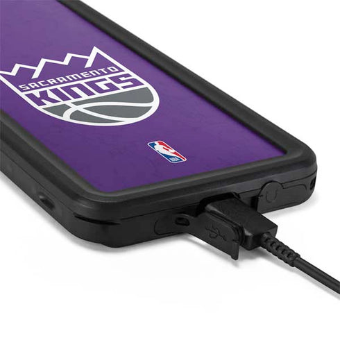 NBA Sacramento Kings Distressed Galaxy S20 Plus Waterproof Case