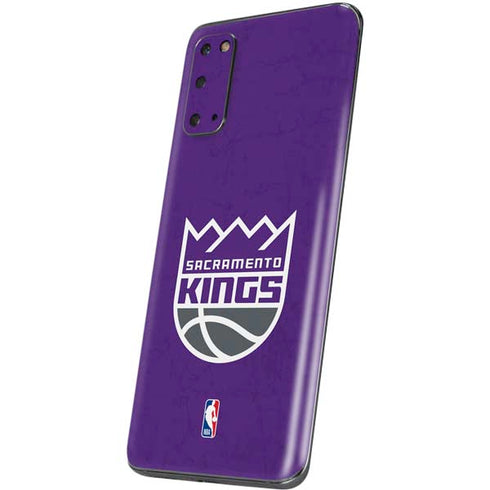 NBA Sacramento Kings Distressed Galaxy S20 Skin