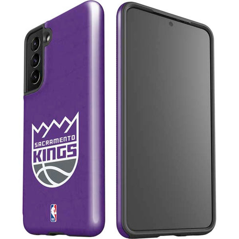 NBA Sacramento Kings Distressed Galaxy S21 5G Pro Case
