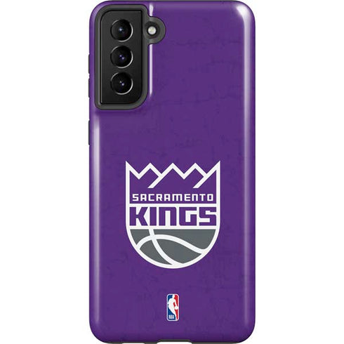 NBA Sacramento Kings Distressed Galaxy S21 Plus 5G Pro Case