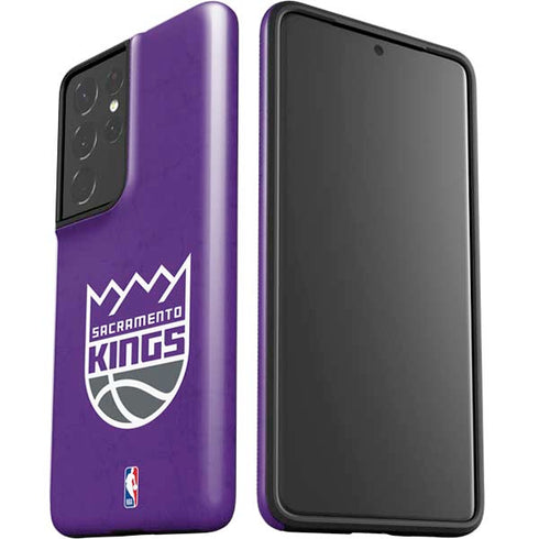 NBA Sacramento Kings Distressed Galaxy S21 Ultra 5G Pro Case