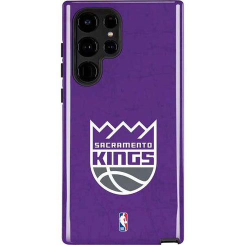 NBA Sacramento Kings Distressed Galaxy S22 Ultra Pro Case