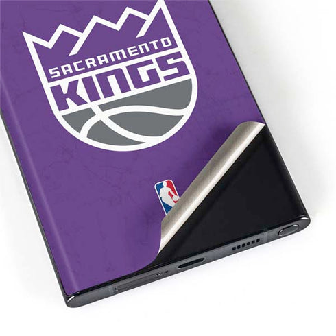 NBA Sacramento Kings Distressed Galaxy S22 Ultra Skin