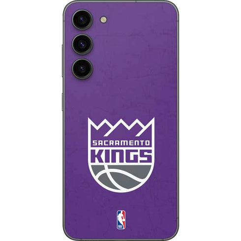 NBA Sacramento Kings Distressed Galaxy S23 Plus Skin