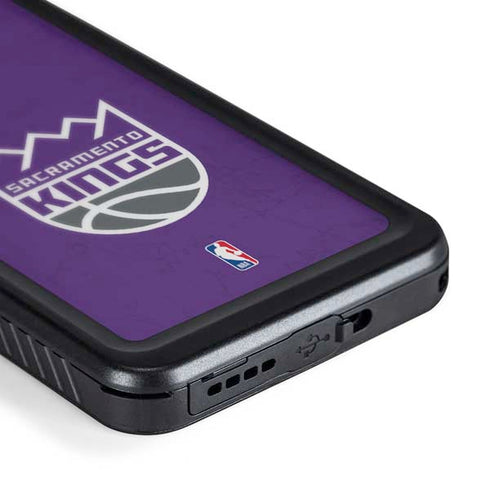 NBA Sacramento Kings Distressed Galaxy S23 Plus Waterproof Case