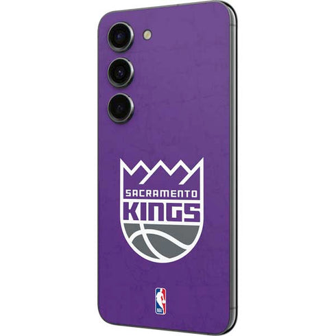 NBA Sacramento Kings Distressed Galaxy S23 Skin
