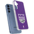 NBA Sacramento Kings Distressed Galaxy S24 Clear Case