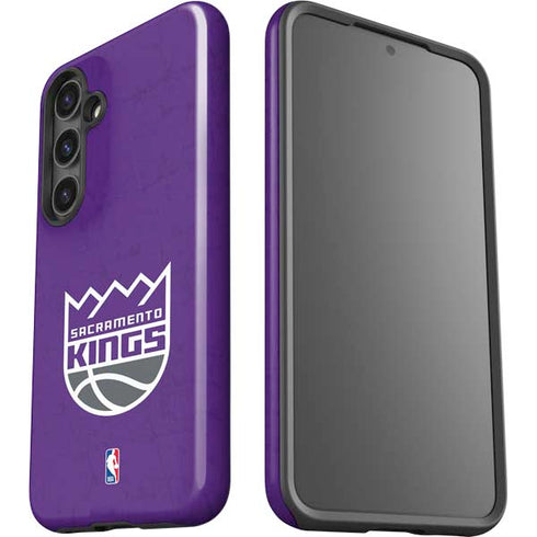 NBA Sacramento Kings Distressed Galaxy S24 Impact Case